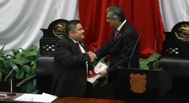 Américo Villarreal entrega primer informe de gobierno al Congreso de Tamaulipas