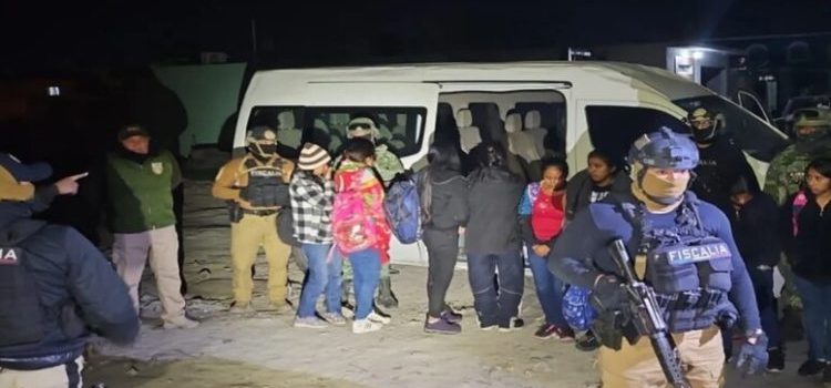 Por el ejército son rescatados 61 migrantes en Reynosa
