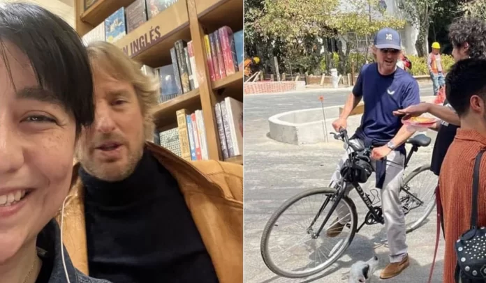 Captan al actor Owen Wilson en CDMX