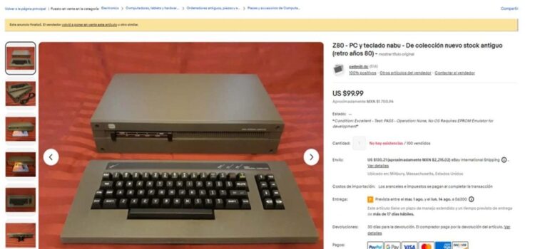 Puso a la venta más de 2 mil computadoras que le quedaron de hace 23 años