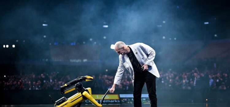 Robots avanzados protagonizan la Web Summit de Lisboa y muestran el futuro del trabajo automatizado