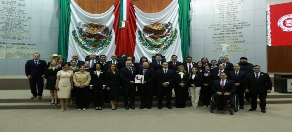 El Congreso de Tamaulipas recibe el cuarto informe del gobernador Américo Villarreal